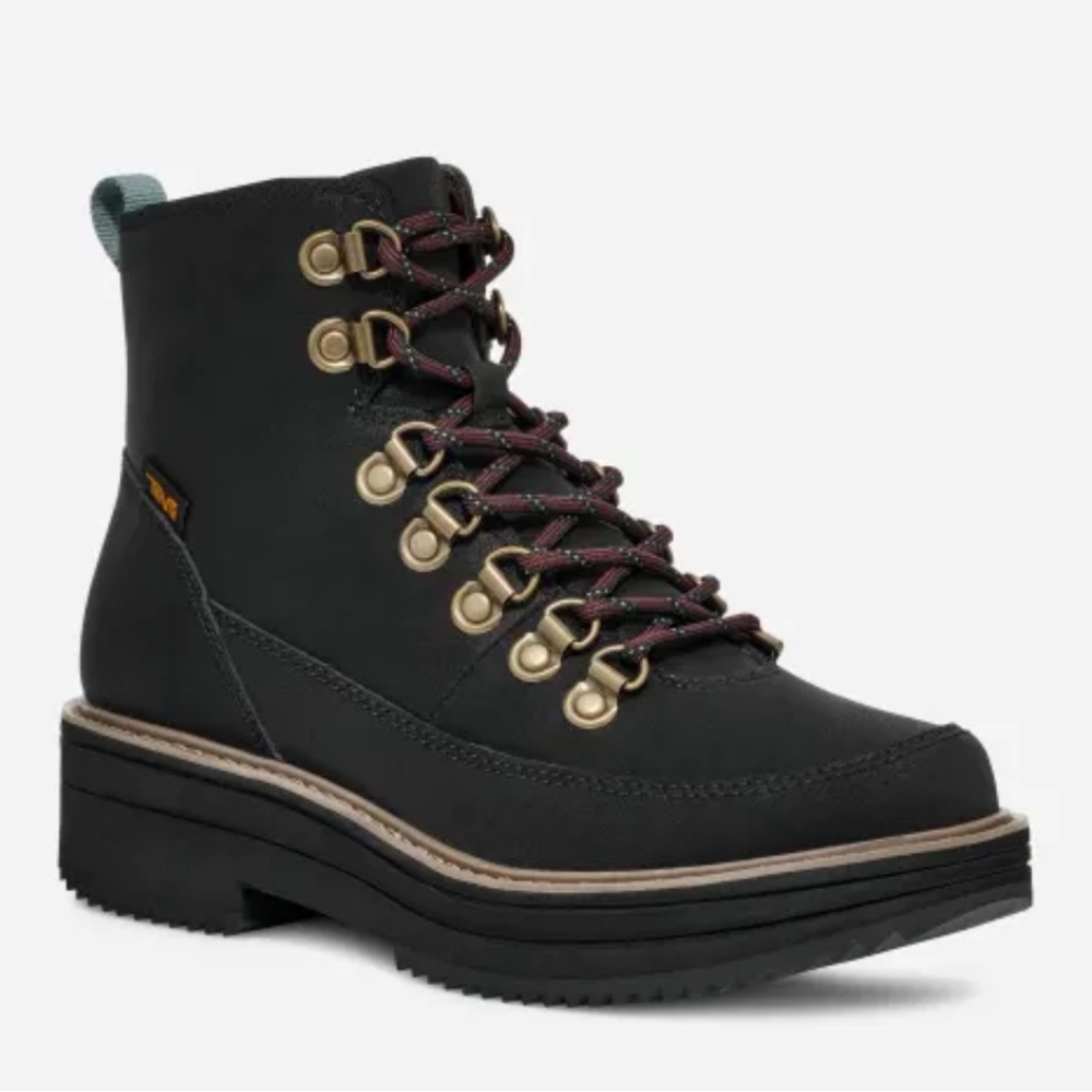 Women’s Teva Black lace up boots, size 9.5 - Picture 10 of 14
